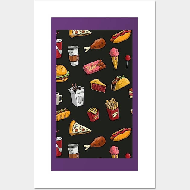 Snacks Wall Art by artforrart